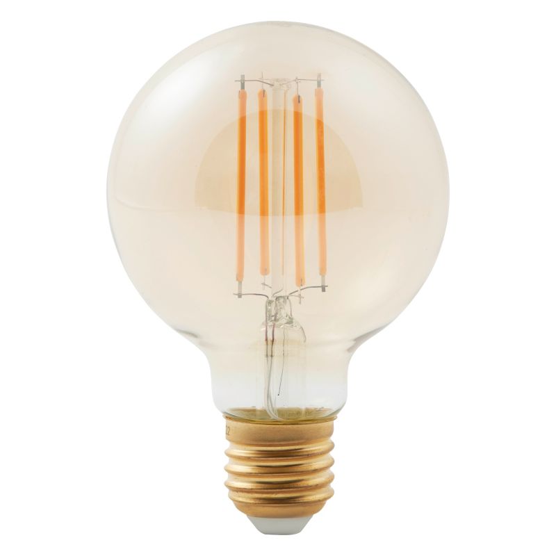 Żarówka LED Diall G80 E27 8,5 W 806 lm amber