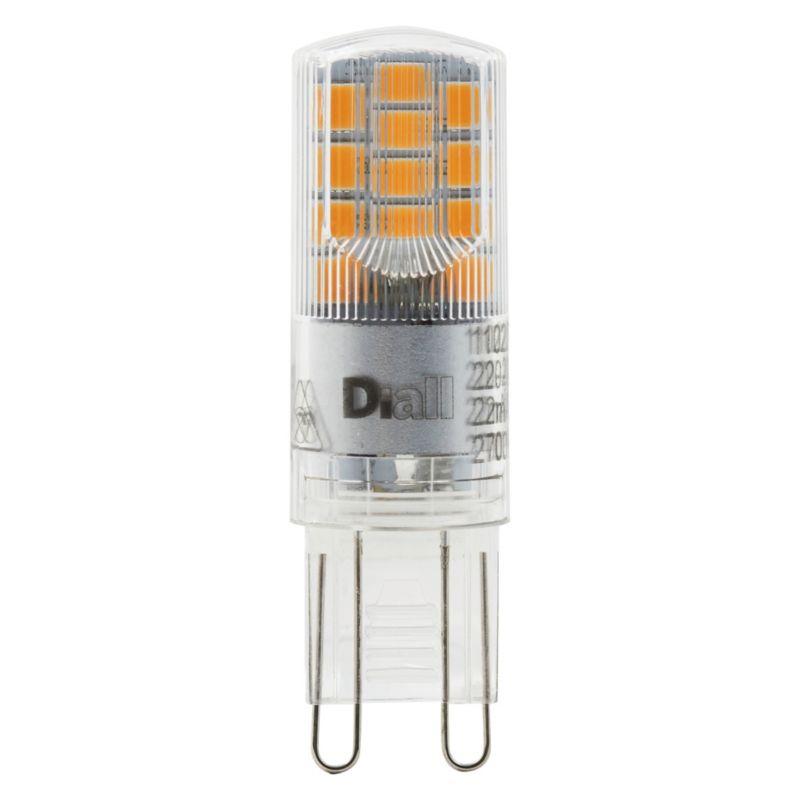Żarówka LED Diall G9 2,6 W 300 lm przezroczysta barwa neutralna 2 szt.