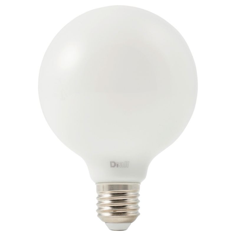 Żarówka LED Diall G95 E27 12 W 1055 lm mleczna barwa ciepła/neutralna 2 w 1