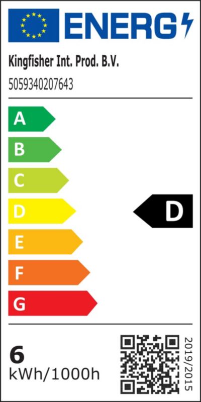 Żarówka LED Diall ST64 E27 806 lm 2700 K