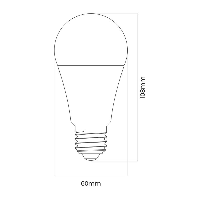 Żarówka LED Milagro A60 E27 9 W 4000 K 3 szt.
