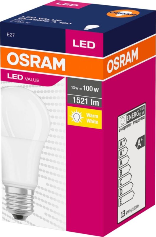 Żarówka LED Osram A100 E27 13 W 2700 K