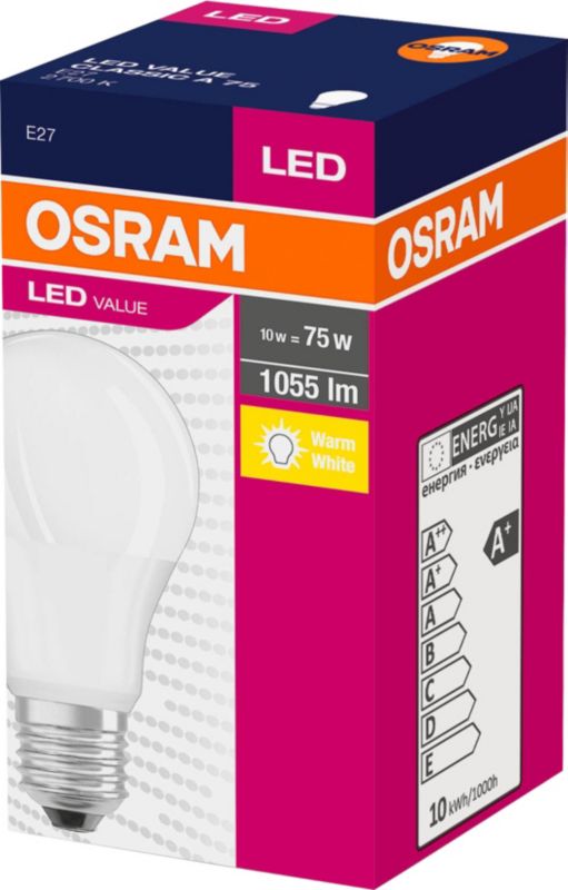 Żarówka LED Osram A75 E27 10 W 2700 K