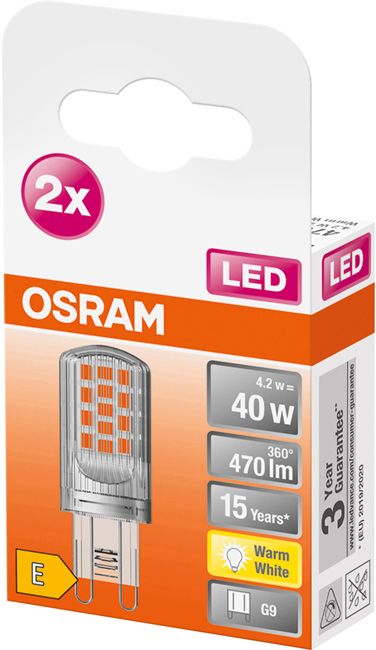 Żarówka LED Osram G9 470 lm 2700 K 2 szt.