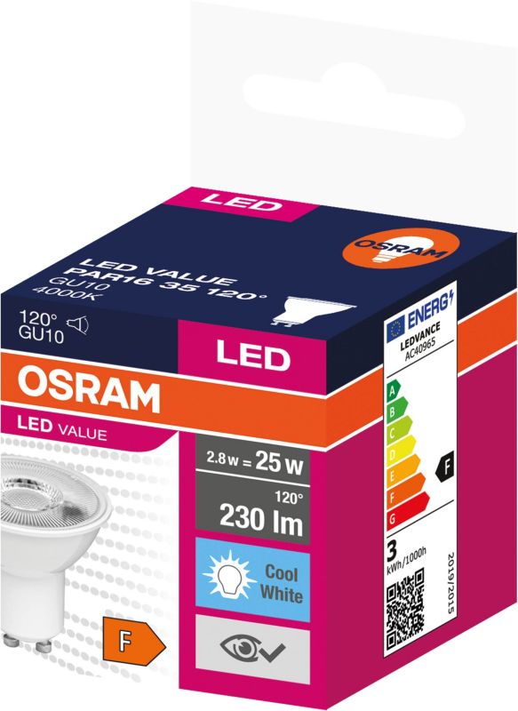 Żarówka LED Osram GU10 230 lm 4000 K 120°