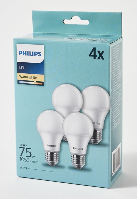 Żarówka LED Philips A60 E27 1055 lm 2700 K 4 szt.