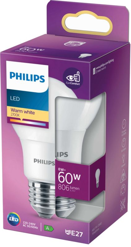 Żarówka LED Philips A60 E27 806 lm 2700 K