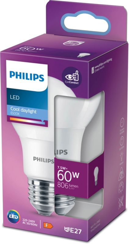 Żarówka LED Philips A60 E27 806 lm 6500 K