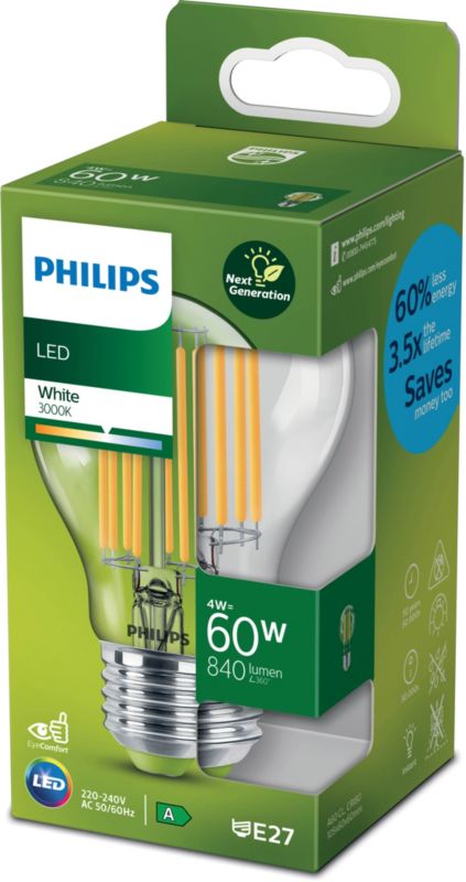 Żarówka LED Philips A60 E27 840 lm 3000 K