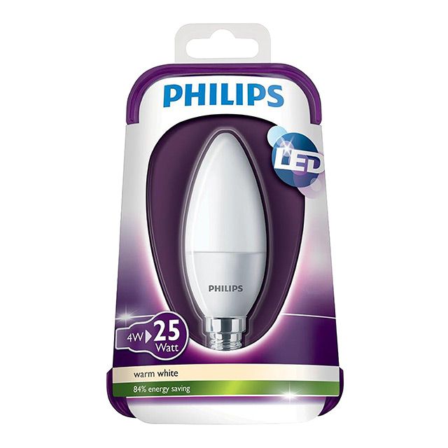 Żarówka LED Philips B35 4 W E14 250 lm mleczna barwa ciepła
