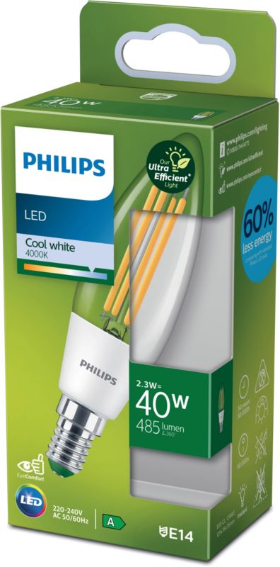 Żarówka LED Philips B35 E14 485 lm 4000 K