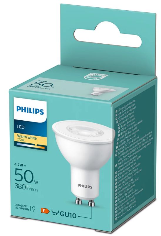 Żarówka LED Philips GU10 380 lm 2700 K