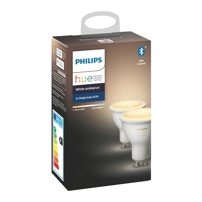 Żarówka LED Philips Hue White Ambiance GU10 5,5 W 250 lm 2 szt.
