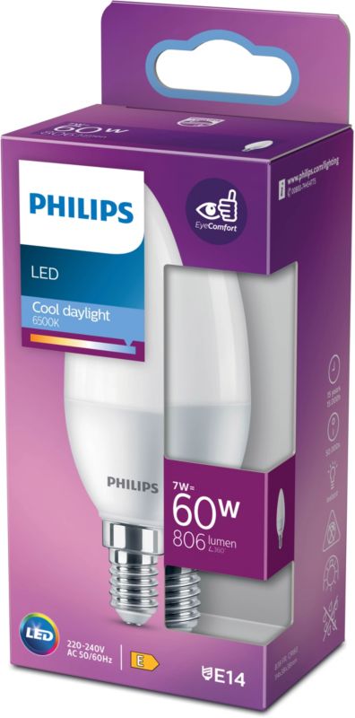 Żarówka LED Philips P38 E14 806 lm 6500 K