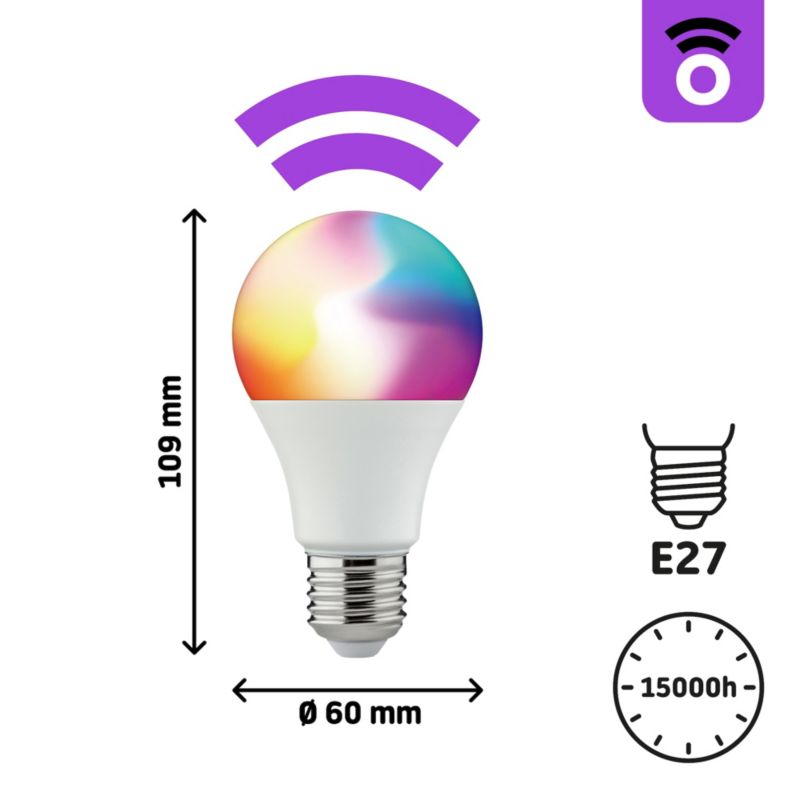 Żarówka LED Smart Jacobsen A60 E27 806 lm RGBW