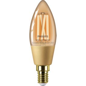 Żarówka LED Smart Philips C35 E14 2000/5000 K amber