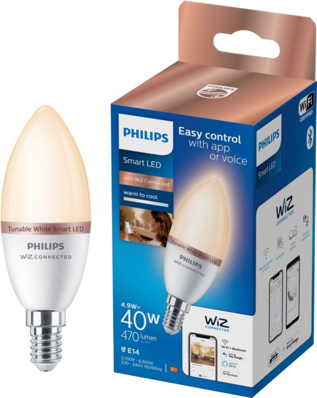 Żarówka LED Smart Philips SMD C37 E14 2700/6500 K