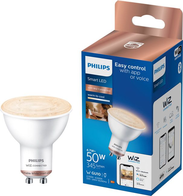 Żarówka LED Smart Philips SMD GU10 2700/6000 K