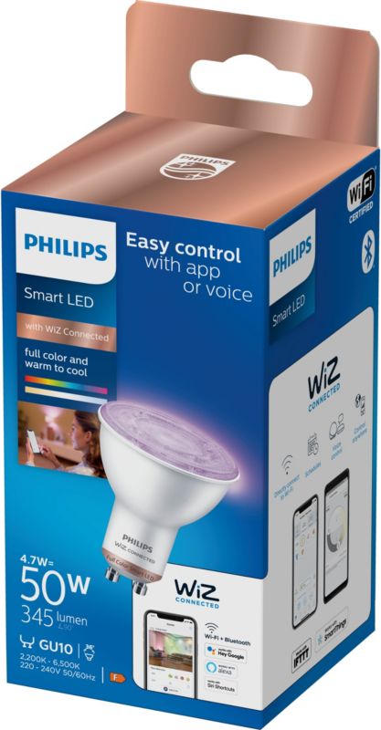 Żarówka LED Smart Philips SMD GU10 RGB