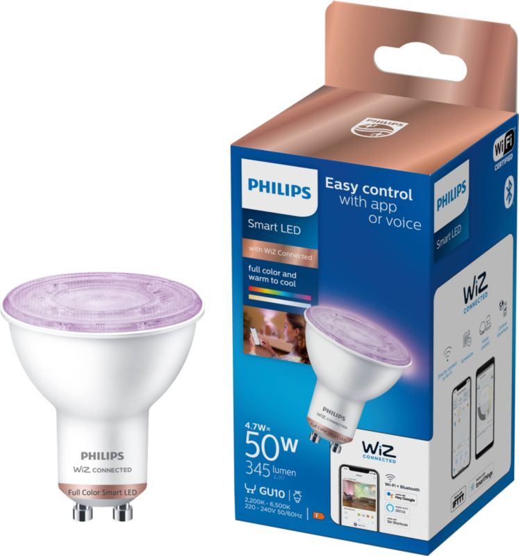 Żarówka LED Smart Philips SMD GU10 RGB
