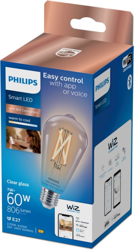 Żarówka LED Smart Philips ST64 E27 2700/6500 K