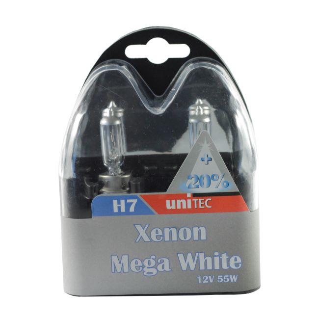Żarówka Unitec H7 mega white xenon
