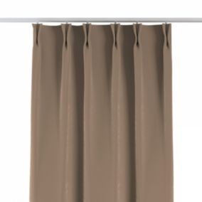 Zasłona na haczykach flex podwójnych Dekoria 140x260 cm beżowy 1 szt.