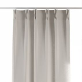 Zasłona na haczykach flex podwójnych Dekoria 140x260 cm ciepły biały 1 szt.