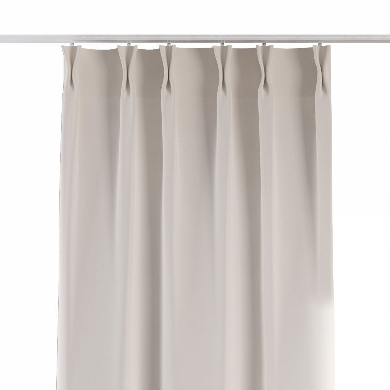 Zasłona na haczykach flex podwójnych Dekoria 140x260 cm śmietankowy biały 1 szt.