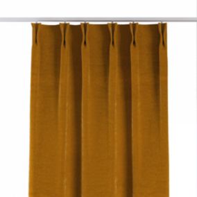 Zasłona na haczykach flex podwójnych Dekoria 140x260 cm miodowy 1 szt.