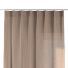 Zasłona na haczykach flex pojedynczych Dekoria 130x245 cm herbaciany 1 szt.