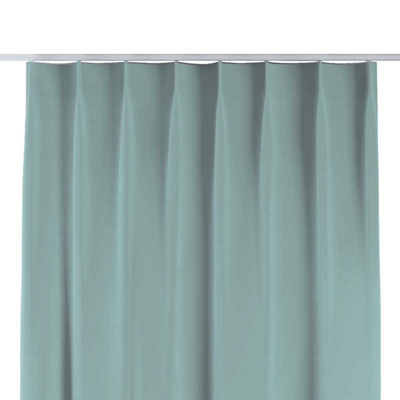 Zasłona na haczykach flex pojedynczych Dekoria 130x245 cm jasny turkus 1 szt.