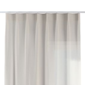 Zasłona na haczykach flex pojedynczych Dekoria 130x245 cm kremowy 1 szt.