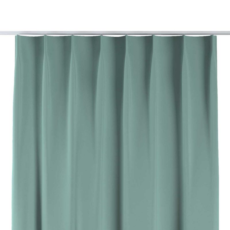 Zasłona na haczykach flex pojedynczych Dekoria 130x245 cm miętowy 1 szt.