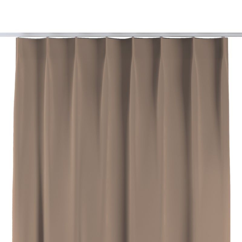 Zasłona na haczykach flex pojedynczych Dekoria 130x245 cm mocca 1 szt.