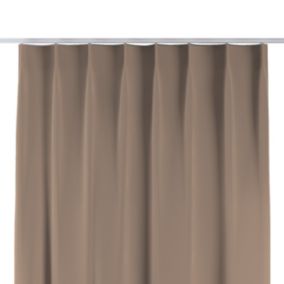 Zasłona na haczykach flex pojedynczych Dekoria 130x245 cm mocca 1 szt.