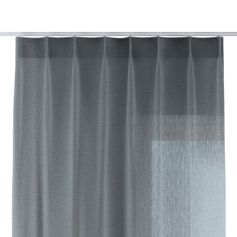 Zasłona na haczykach flex pojedynczych Dekoria 130x245 cm szałwiowy 1 szt.