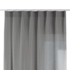 Zasłona na haczykach flex pojedynczych Dekoria 130x245 cm szary 1 szt.