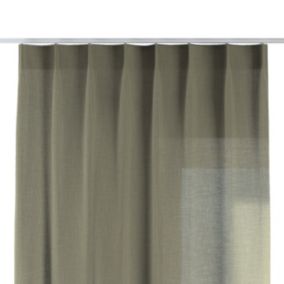 Zasłona na haczykach flex pojedynczych Dekoria 130x245 cm zielony 1 szt.