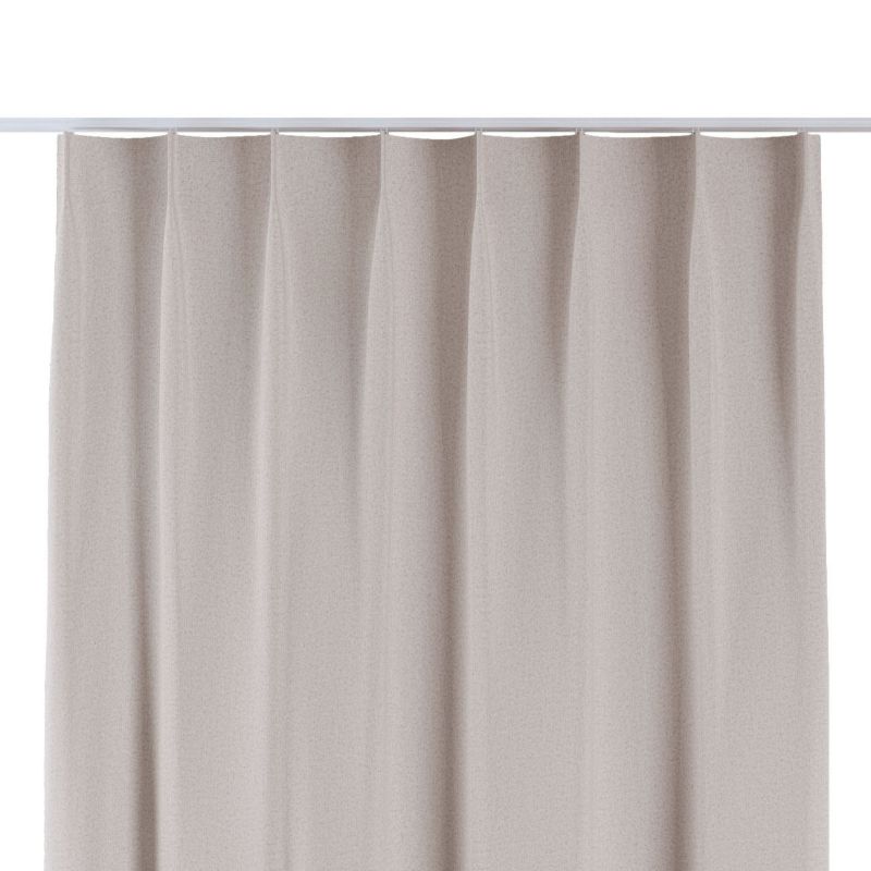 Zasłona na haczykach flex pojedynczych Dekoria 130x260 cm beżowy 1 szt.