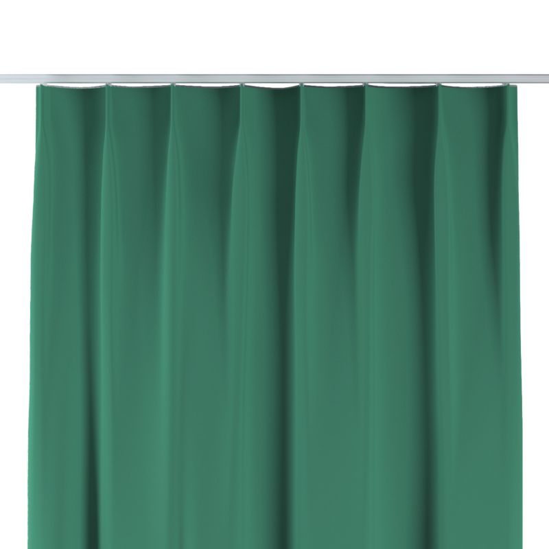 Zasłona na haczykach flex pojedynczych Dekoria 130x260 cm butelkowa zieleń 1 szt.