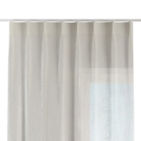 Zasłona na haczykach flex pojedynczych Dekoria 130x260 cm ecru 1 szt.