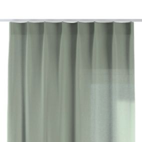 Zasłona na haczykach flex pojedynczych Dekoria 130x260 cm eukaliptusowo zielony 1 szt.