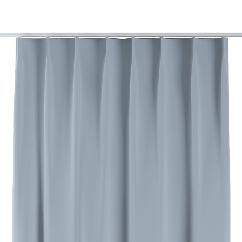 Zasłona na haczykach flex pojedynczych Dekoria 130x260 cm gołębi szary 1 szt.