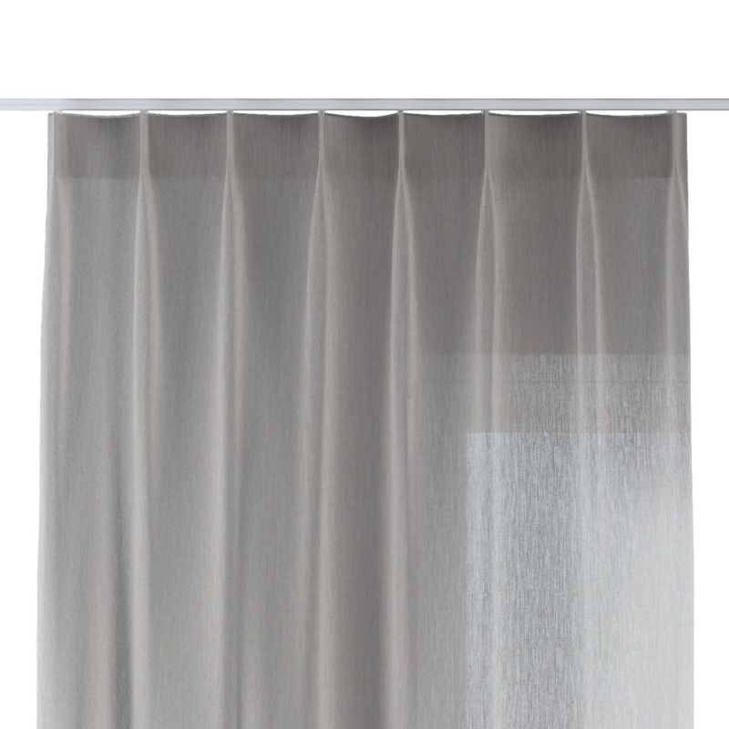 Zasłona na haczykach flex pojedynczych Dekoria 130x260 cm jasno beżowy 1 szt.