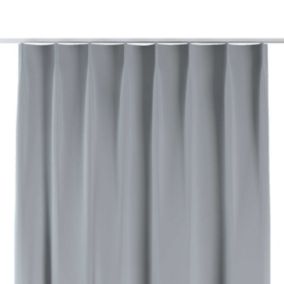 Zasłona na haczykach flex pojedynczych Dekoria 130x260 cm jasny szary 1 szt.