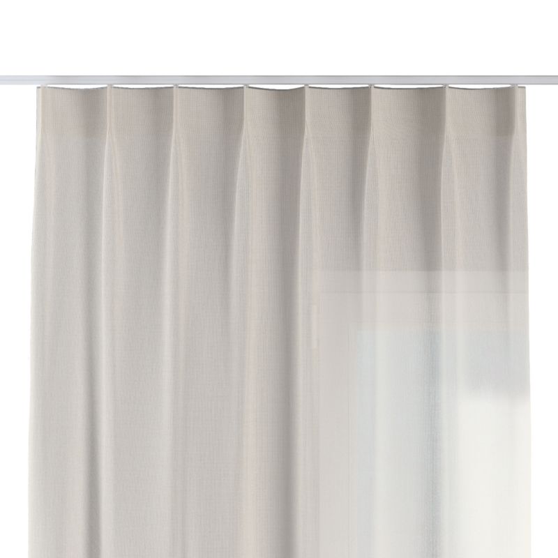 Zasłona na haczykach flex pojedynczych Dekoria 130x260 cm kremowy 1 szt.