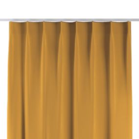 Zasłona na haczykach flex pojedynczych Dekoria 130x260 cm miodowy 1 szt.