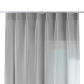 Zasłona na haczykach flex pojedynczych Dekoria 130x260 cm prześwitujący naturalny 1 szt.