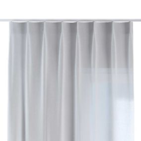 Zasłona na haczykach flex pojedynczych Dekoria 130x260 cm prześwitujący złamana biel 1 szt.